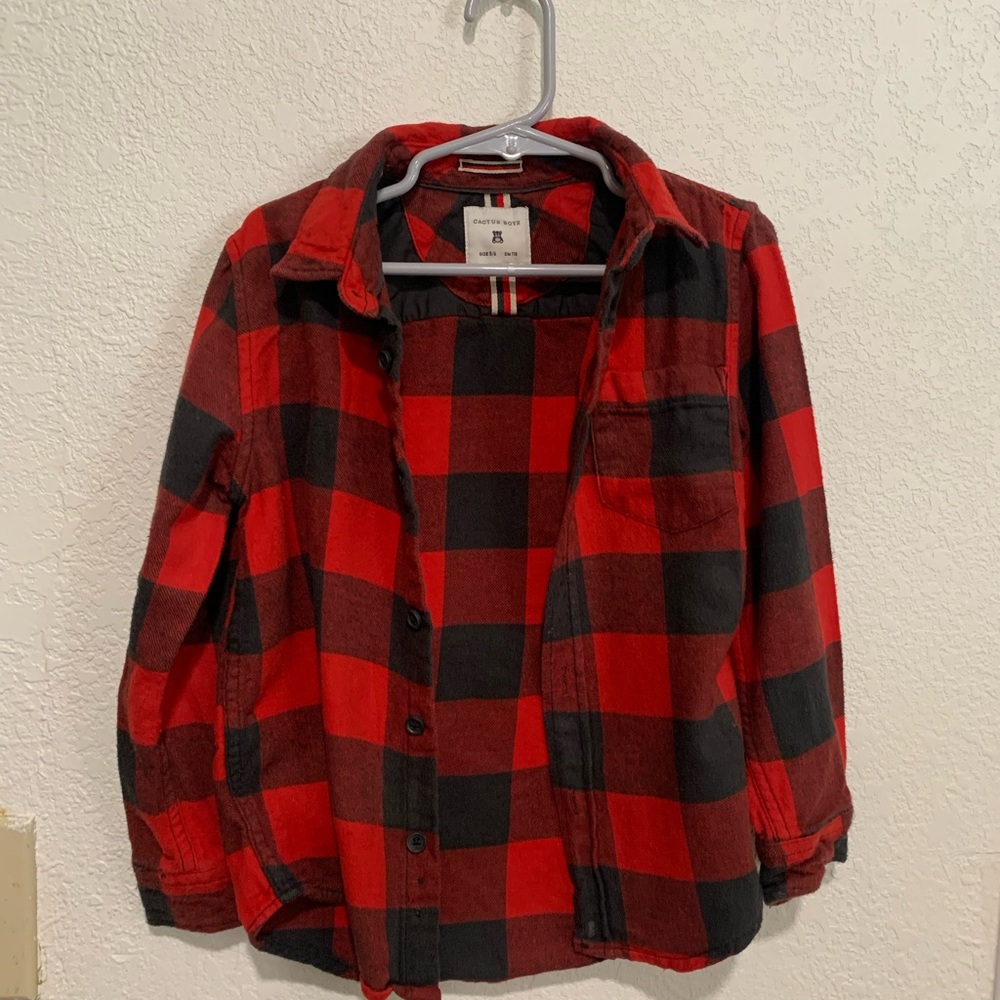 cactus children long sleeve shirt Christmas size 5/6 - Picture 3 of 6